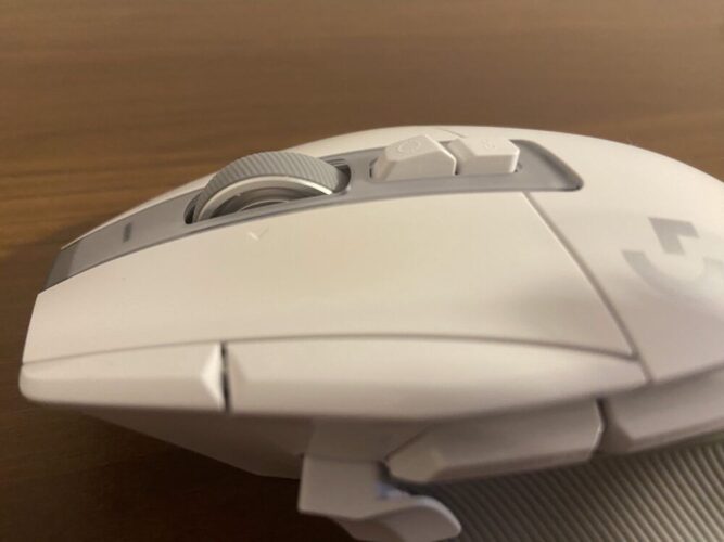 G502X PLUSのマウスホイールの画像