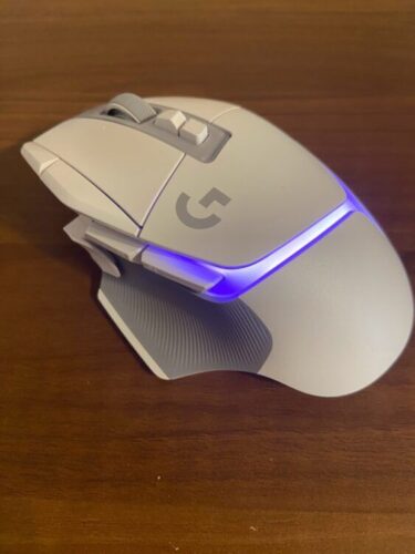 G502Xを斜め上からみた加増
